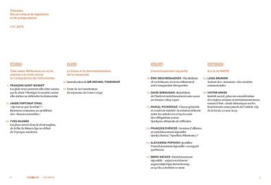 Sommaire Tribonien n°4