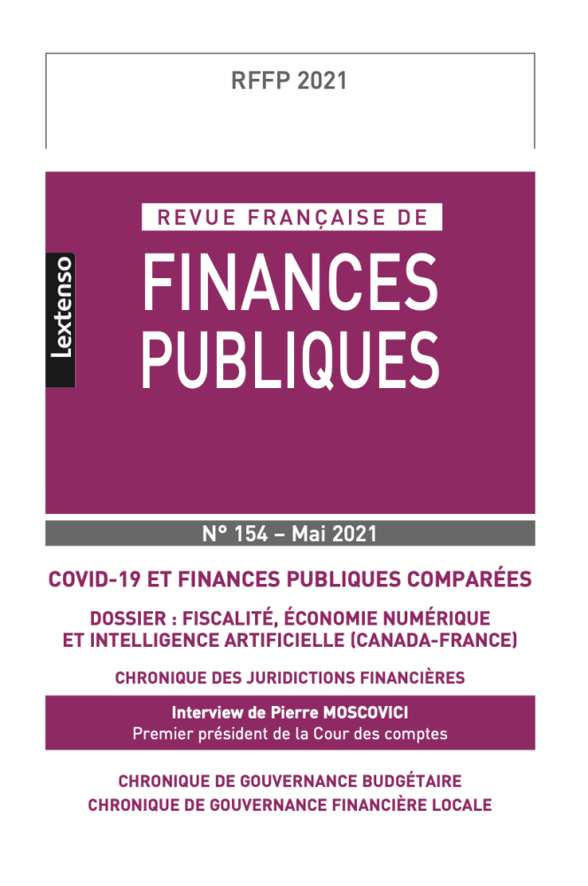 <b>Dossier RFFP : Covid-19 et finances publiques comparées</b><br /><br /><br />